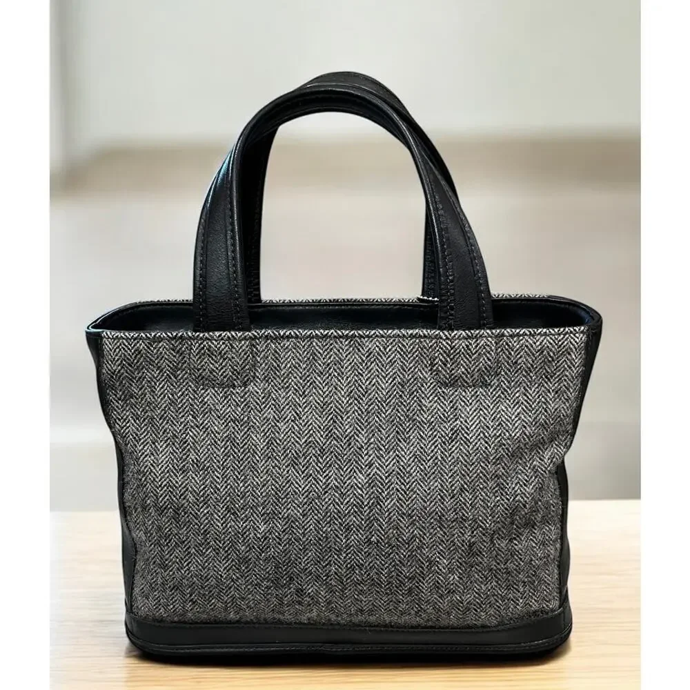 Vintage Coach 6126 Bleecker Tweed Satchel & Pouch